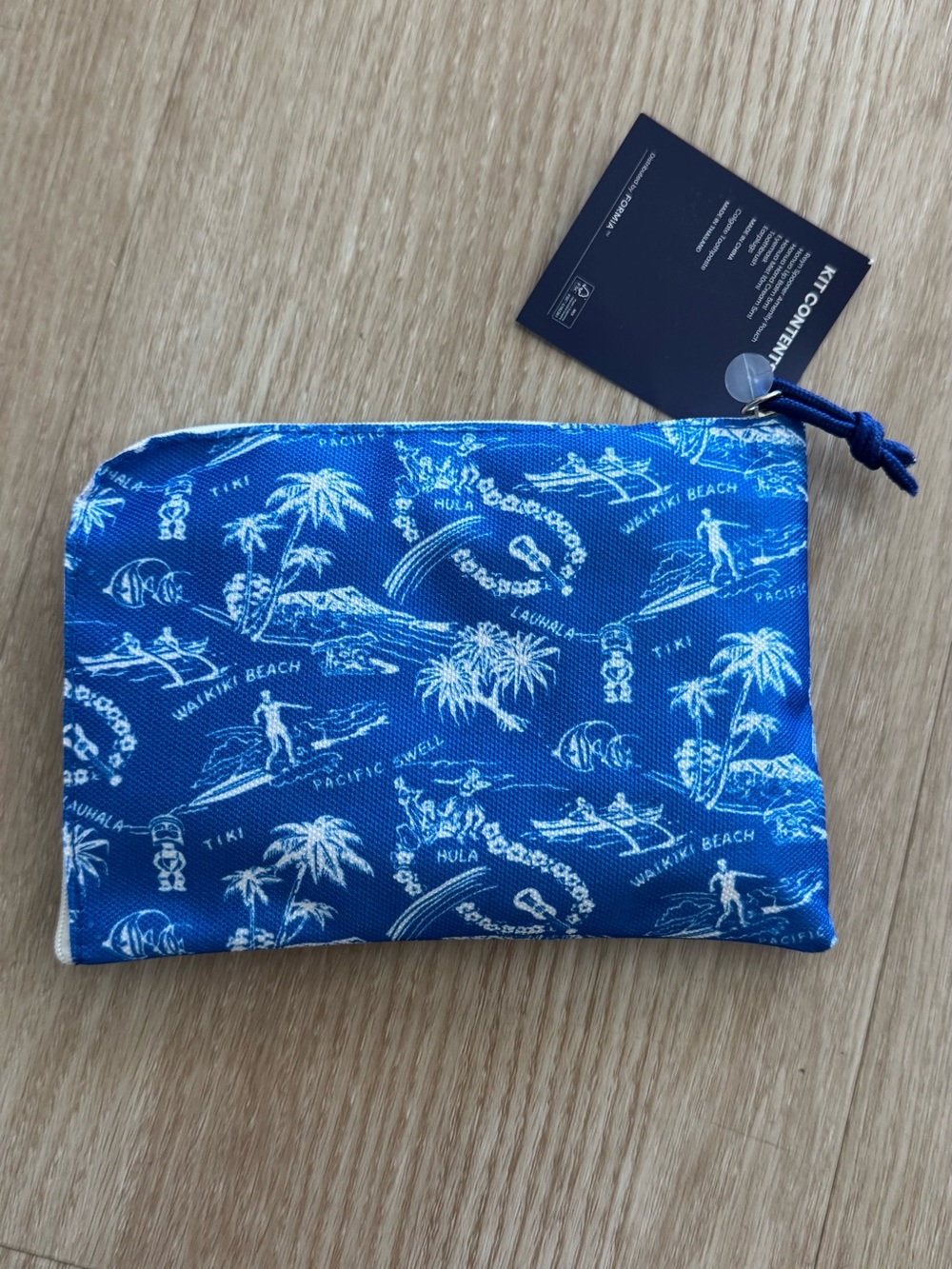 United Polaris Amenity Pouch 100 Anniversary Hawaiian Reyn Spooner - Picture 3 of 4